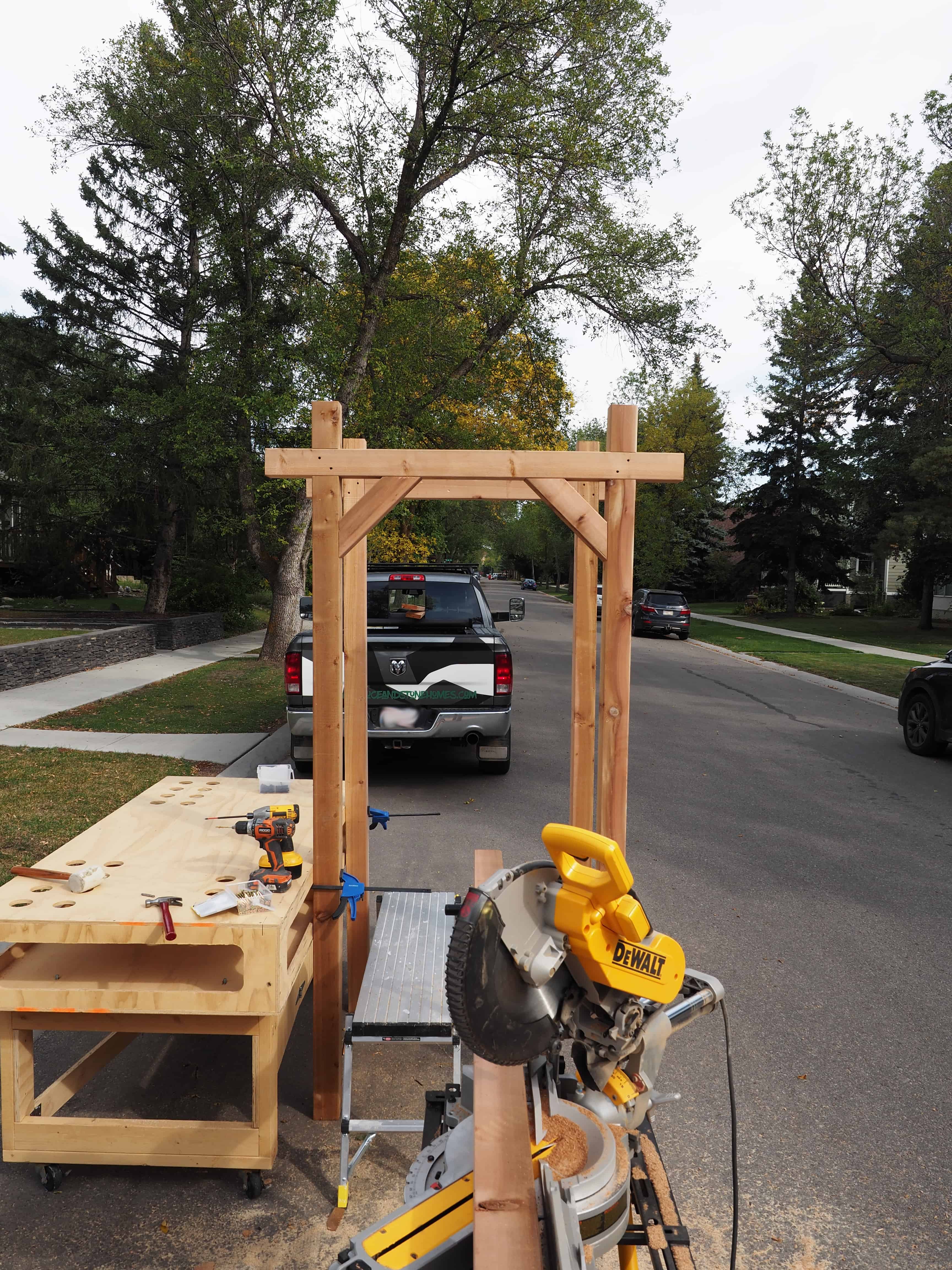 diy wedding arch