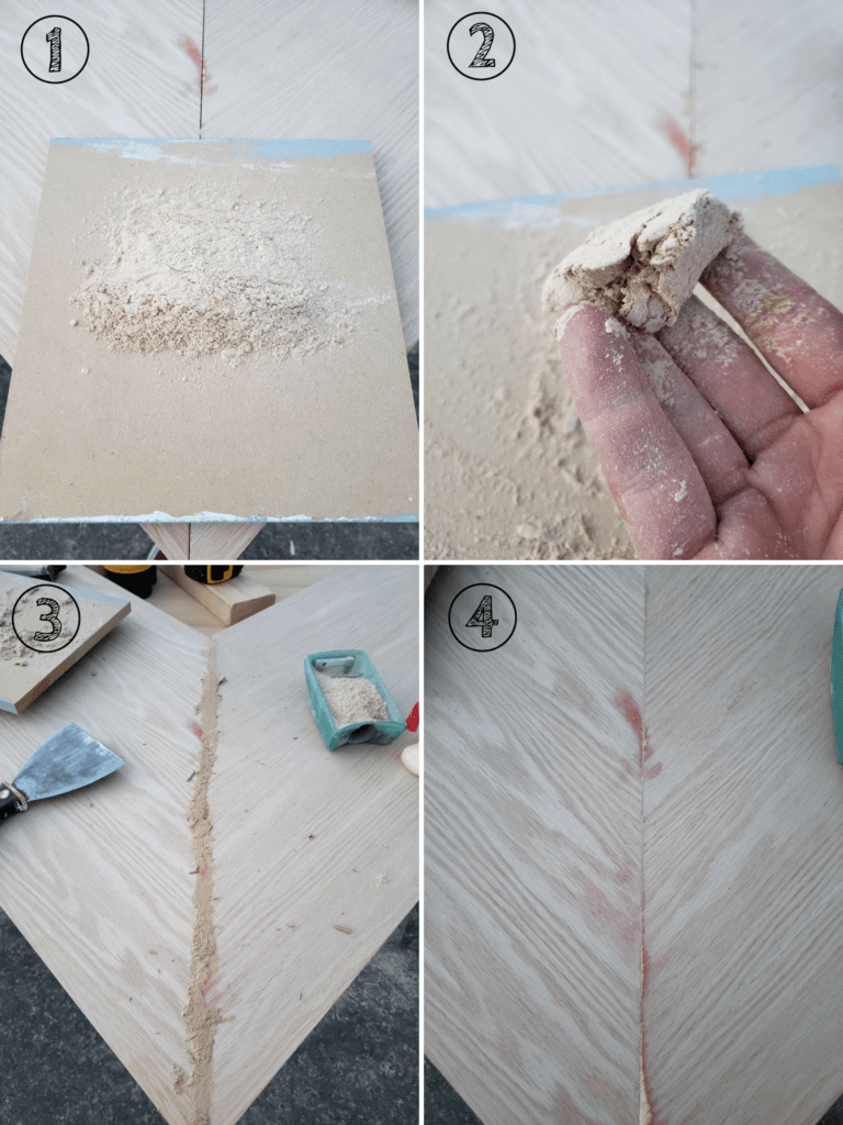 wood filler with sawdust