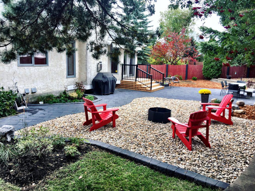 backyard at the Beige Bungalow