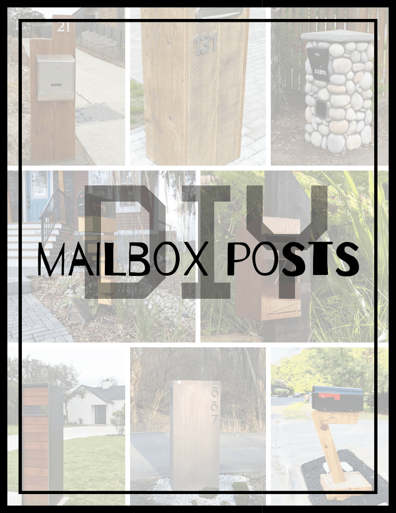 mailbox post ideas