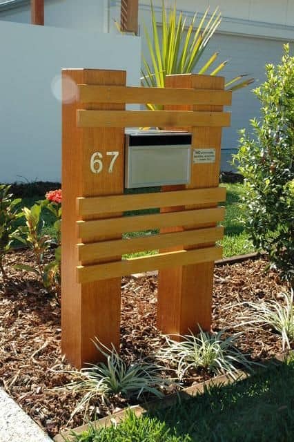 Diy Mailbox Post Designs And Ideas