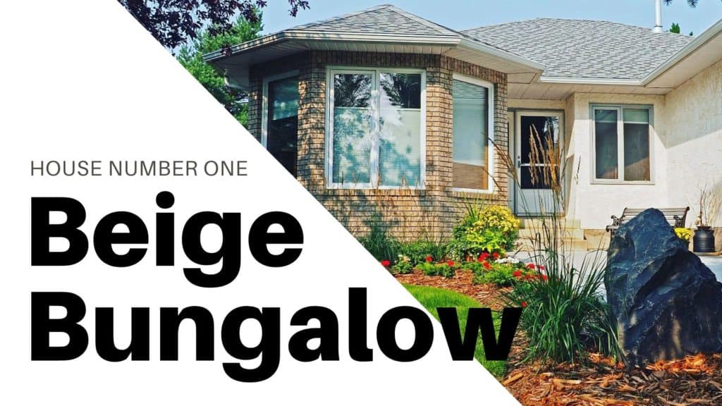 beige bungalow