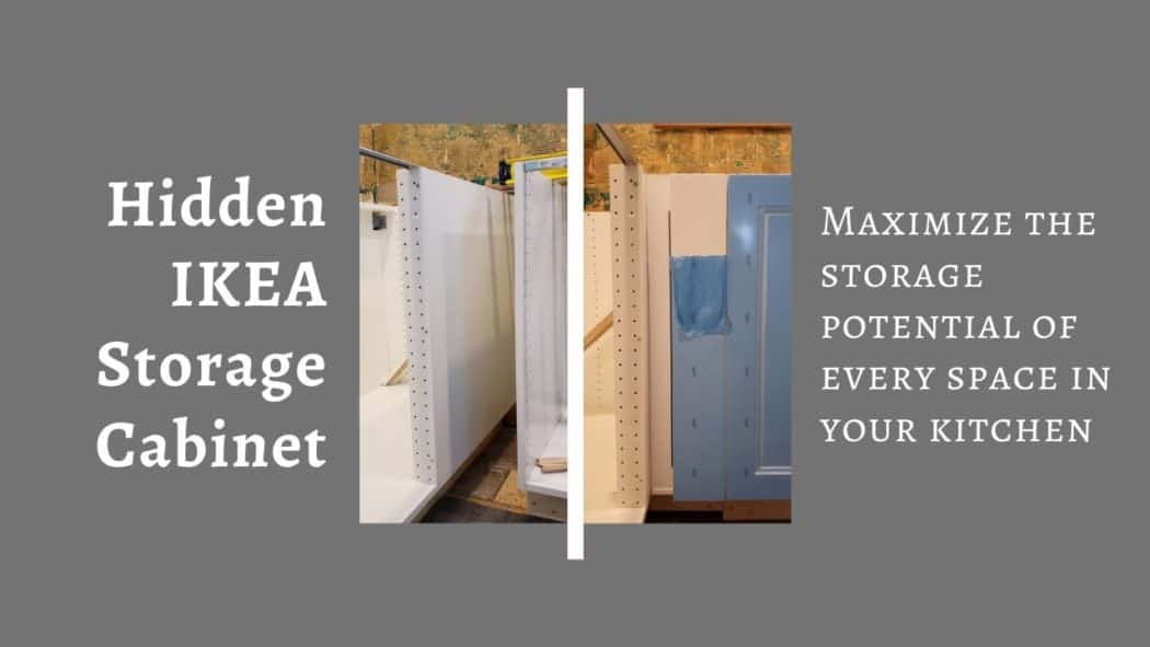 hidden ikea storage cabinet